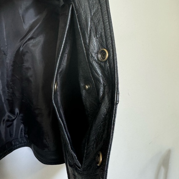 Roma Leather Vintage Men’s Motorcycle Vest size  XL - Picture 4 of 5